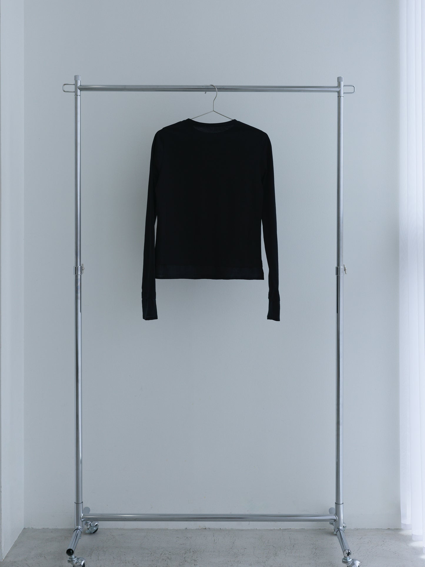 【Pre-order】Quiet Sheer Top -Black-