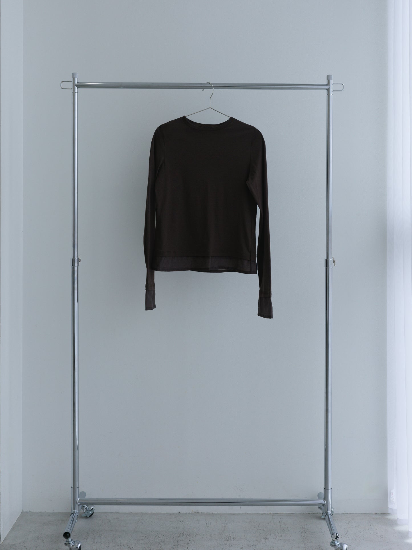 【Pre-order】Quiet Sheer Top -Brown-