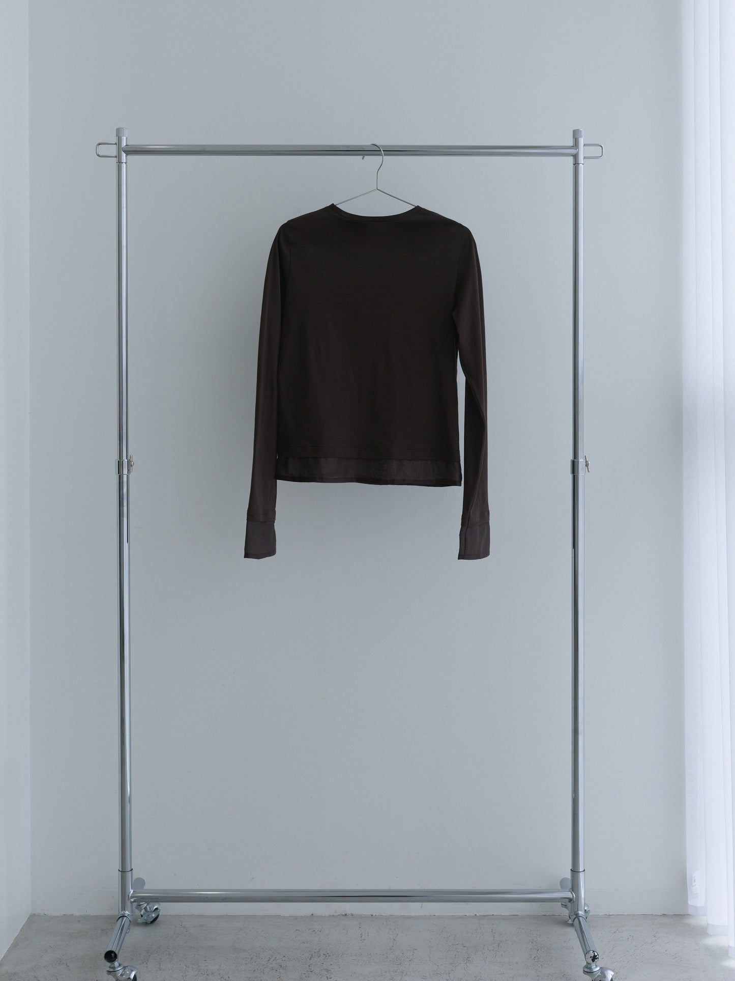 【Pre-order】Quiet Sheer Top -Brown-