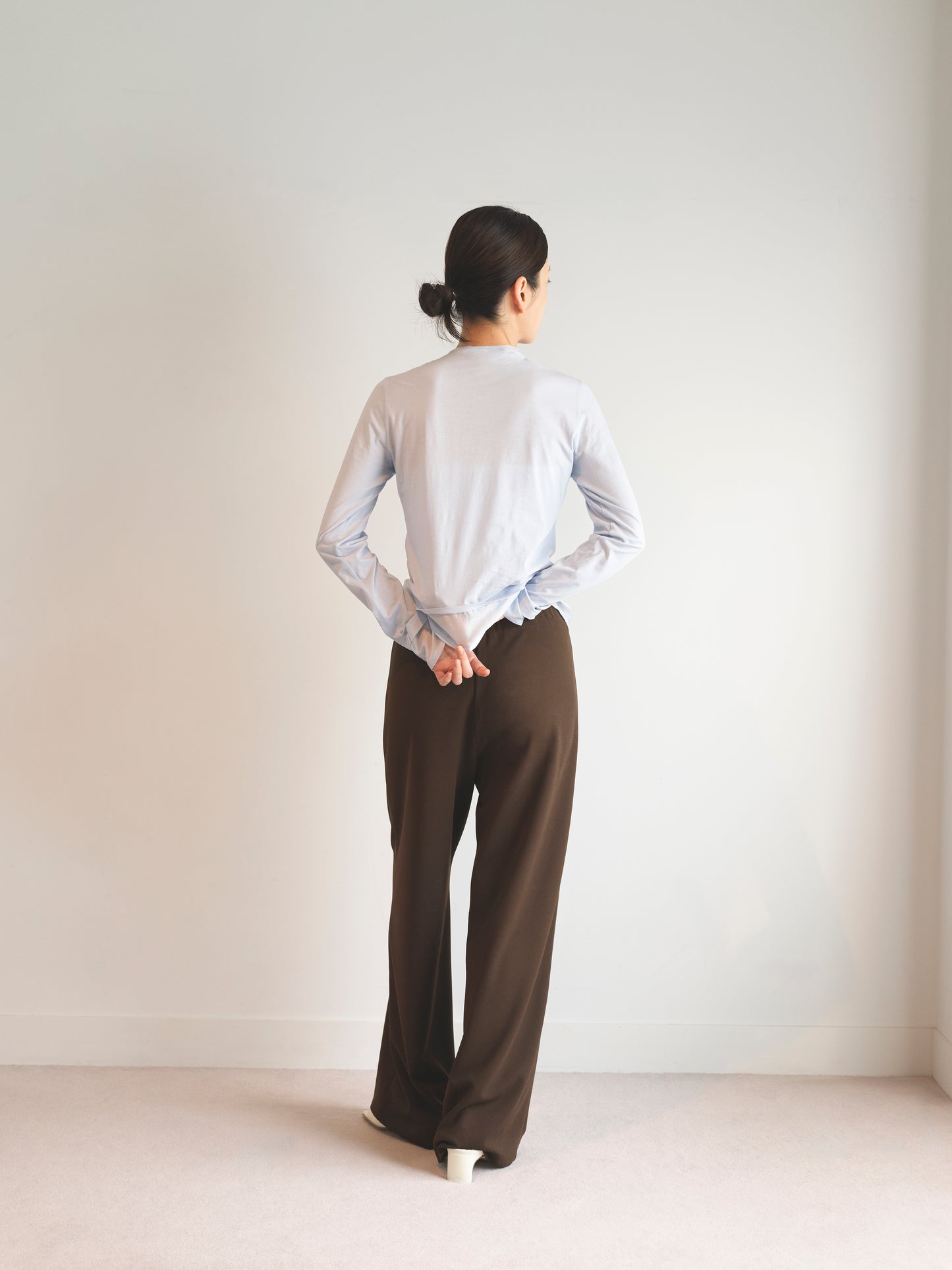 Quiet Sheer Top -Blue-