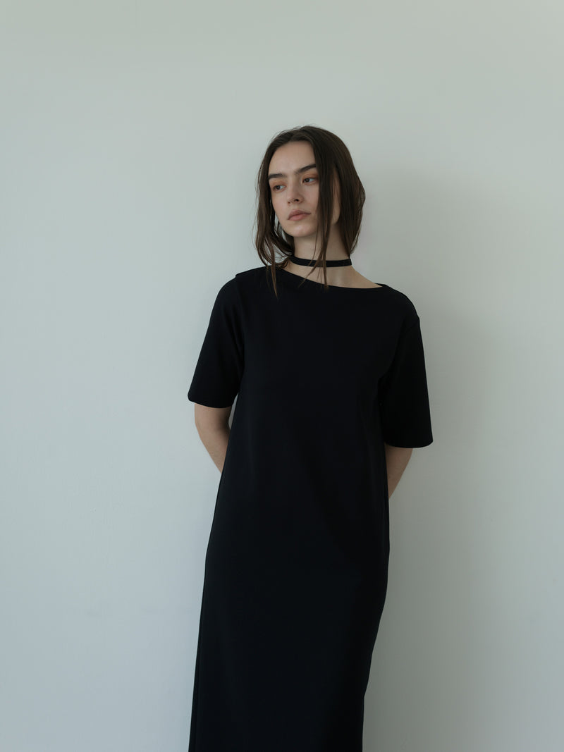 liry choker dress -black-
