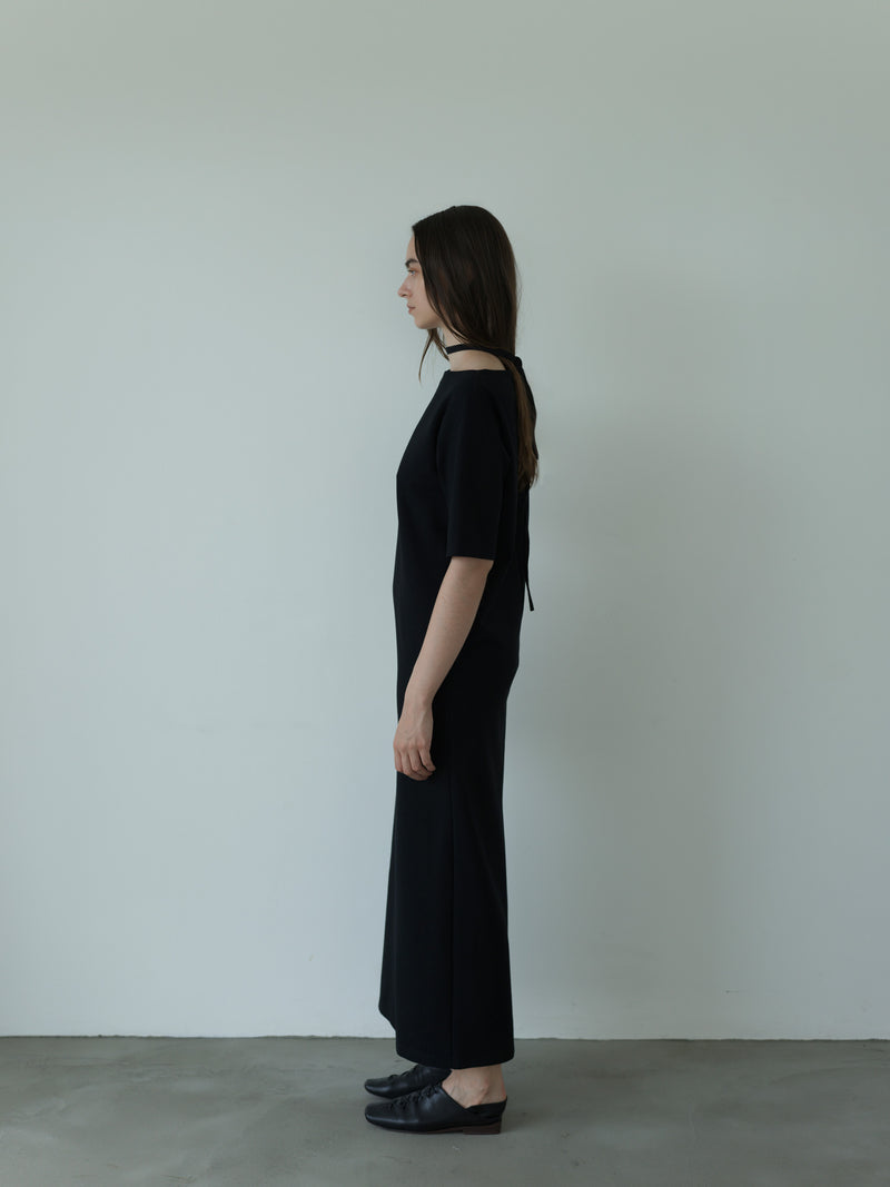 liry choker dress -black-