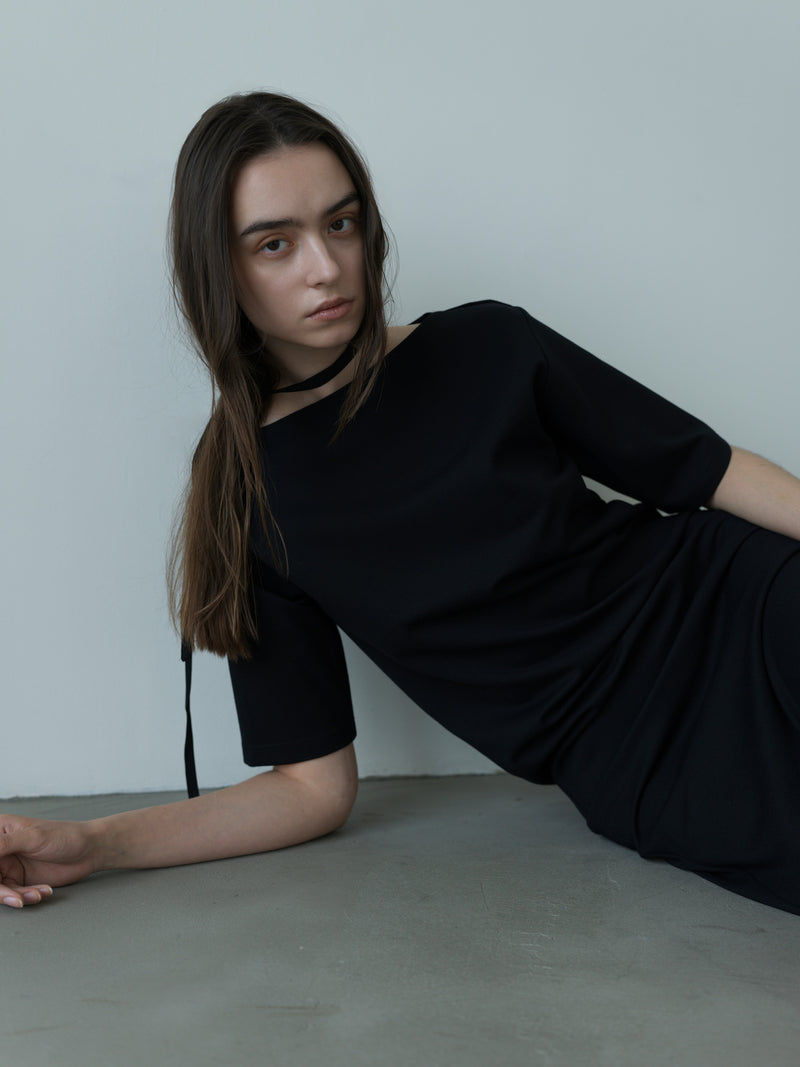 【新品未使用】RAW STUDIO LIRY CHOKER DRESS 2 RAW STUDIO -liry choker dress -black