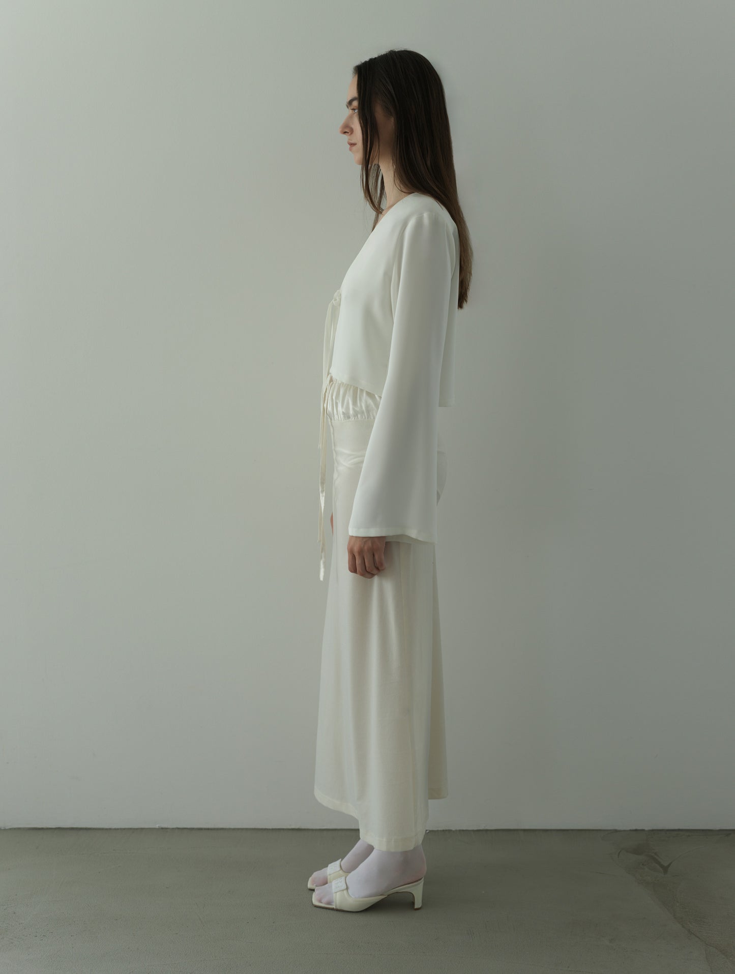 2way vareuse blouse -white-