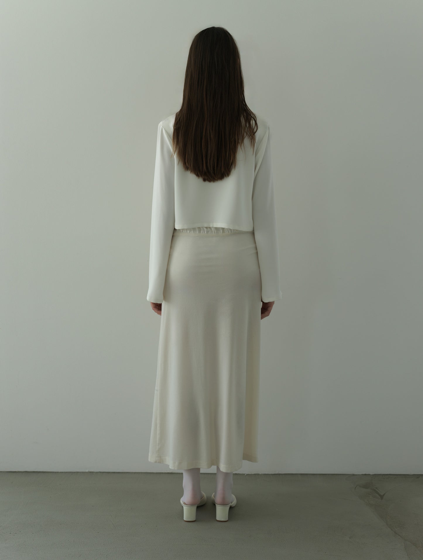 2way vareuse blouse -white-